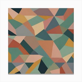 Abstract Geometric Painting 1 Canvas Print