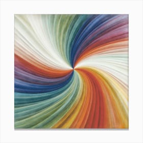 Rainbow Swirl Canvas Print