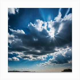 Sky With Clouds 1 Canvas Print