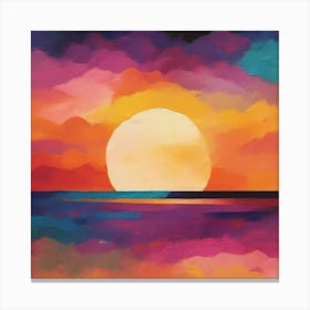 Sunset Canvas Art Canvas Print