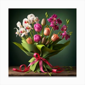 Bouquet Of Flowers 4 Canvas Print