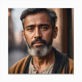 Portrait Of A Man Canvas Print