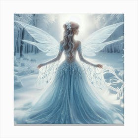 The Fairy In White Canvas Print