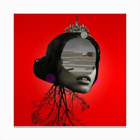 The Red Girl 1 Canvas Print
