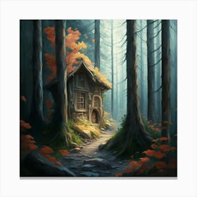 House In The Woods 9 Canvas Print
