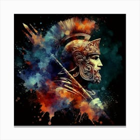 Spartan Warrior 29 Canvas Print