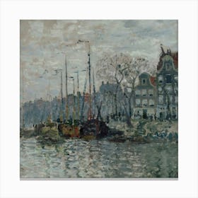 Claude Monet Amsterdam Canvas Print