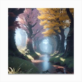 Autumn Forest 115 Canvas Print