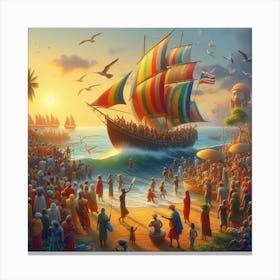 Ship Of Fools Canvas Print