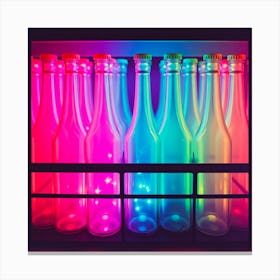 Bottles in the club Canvas Print