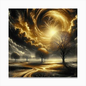 Spiral In The Sky Canvas Print