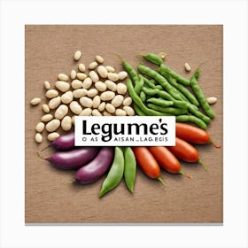 Legumes As A Logo (52) Canvas Print