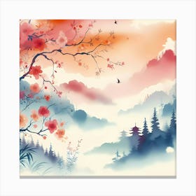 Asian Landscape Painting 31 Canvas Print