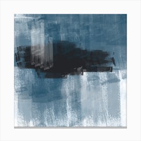 Abstract Painting Blue Ocean Canvas Print