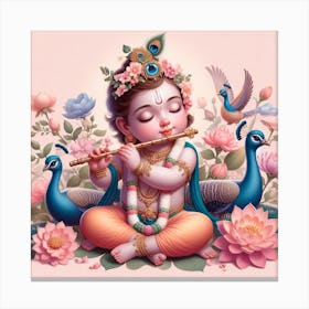 Lord Krishna 2 Canvas Print