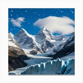 Glacier In Chile Canvas Print