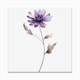 Purple Flower Canvas Print