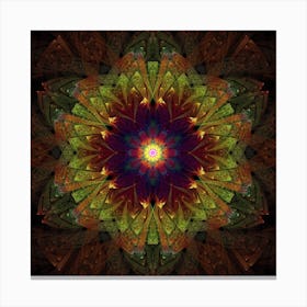 Art Abstract Fractal Pattern 5 Canvas Print