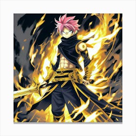 Fairy Tail NATSU DRAGNEEL Canvas Print