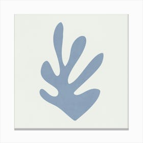 Matisse - Blue Leaf 01 Canvas Print