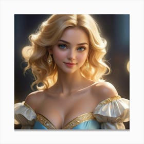 Cinderella 15 Canvas Print