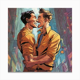 Gay Love Canvas Print