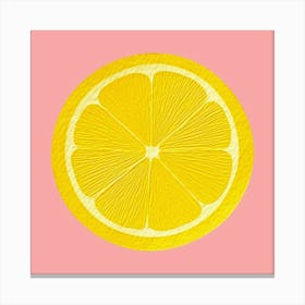 Lemon Slice Canvas Print