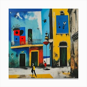 Cuba Street Scene Canvas Print