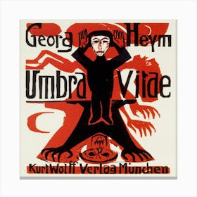 George Heym - Umbravide Canvas Print