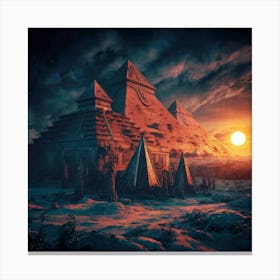 Egyptian Pyramids 4 Canvas Print