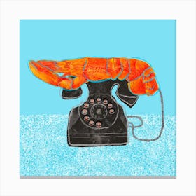 Lobster Telephone Canvas Print