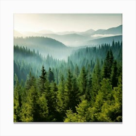 Firefly Dehaze Forest Removes Haze And Fog From Distant Landscapes 2 Canvas Print