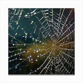 Spider Web2 Canvas Print