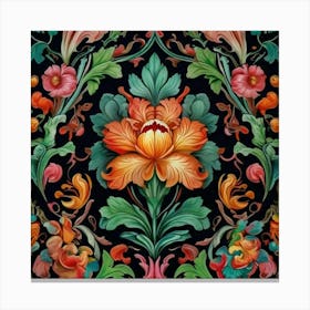 Floral Pattern 6 Canvas Print