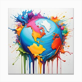 Colorful World Canvas Print Canvas Print