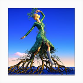 Ballerina Tree 001 Canvas Print