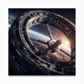 Spaceship 15 Canvas Print