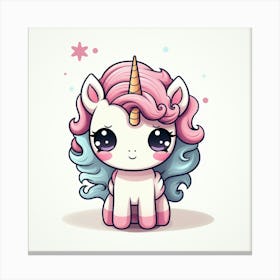 Cute Unicorn 561 Canvas Print