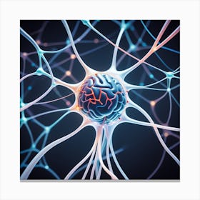 Neuron - 3d Illustration Canvas Print