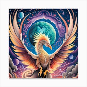 Phoenix Dragon Canvas Print