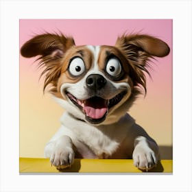 Funny Dog Canvas Print