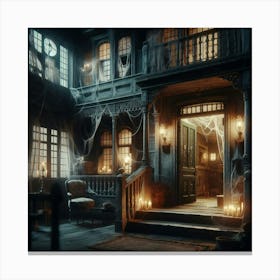 Haunted House 17 Canvas Print