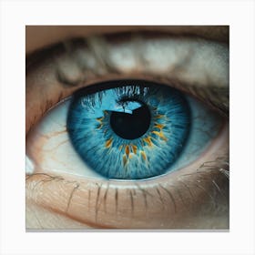 Blue Eye Canvas Print