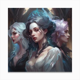 Three Witches Canvas Print