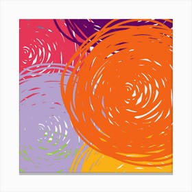 Abstract Swirls Canvas Print