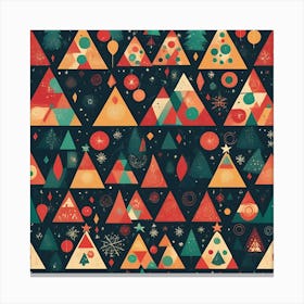 Christmas Tree Pattern 1 Canvas Print