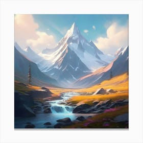 Landscape Painting 5 Canvas Print