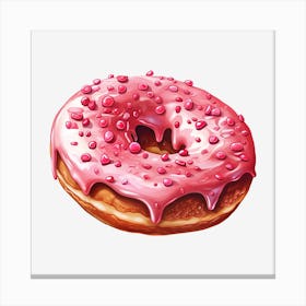 Donut With Icing 4 Canvas Print