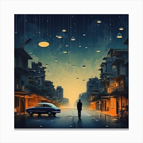 City In The Sky Canvas Print