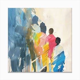 'People Walking' Canvas Print